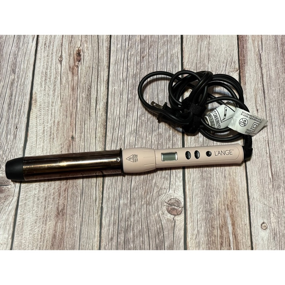 Lange Black and Cream Curling Wand